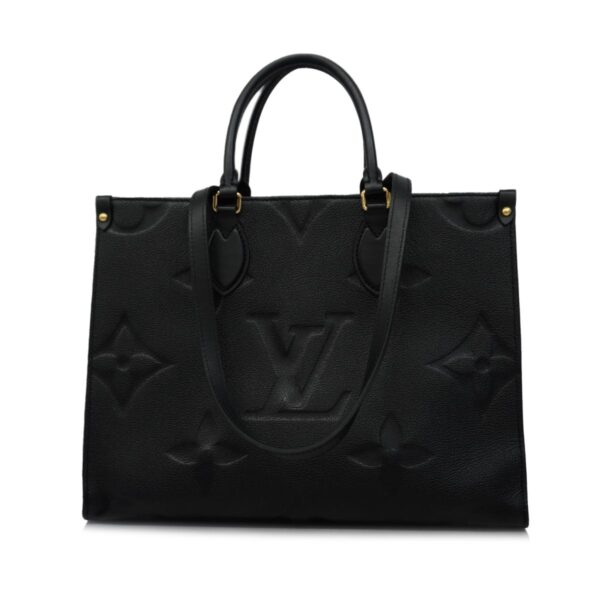 1240001050014 10 Louis Vuitton Monogram Empreinte On the Go MM 2way Bag Noir