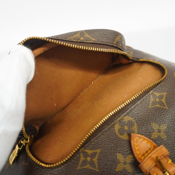 1240001050031 13 Louis Vuitton Monogram Monsouris MM Rucksack Brown