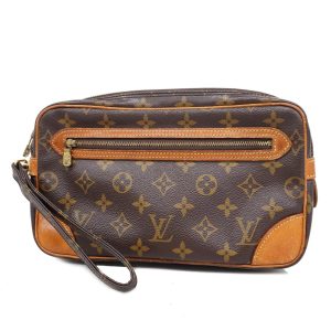 1240001050043 1 Louis Vuitton Keepall 55 Boston Bag Monogram Brown