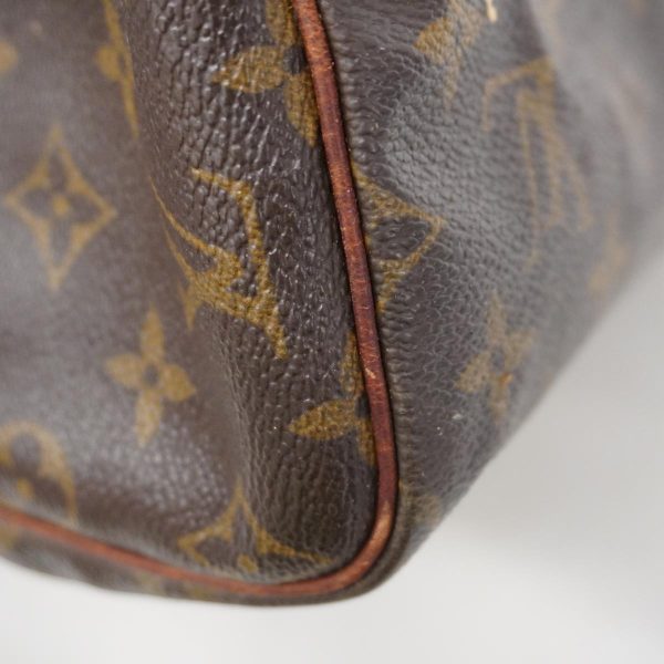 1240001050046 15 Louis Vuitton Speedy 30 Monogram Handbag Brown