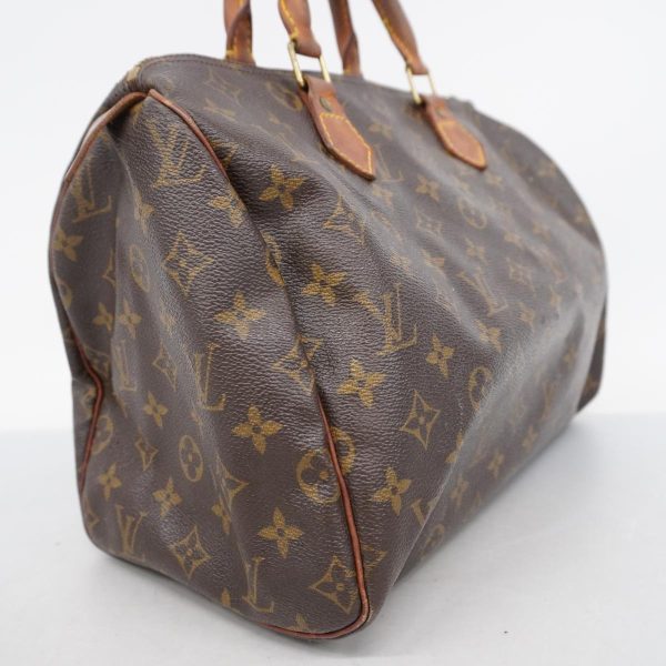 1240001050046 2 Louis Vuitton Speedy 30 Monogram Handbag Brown