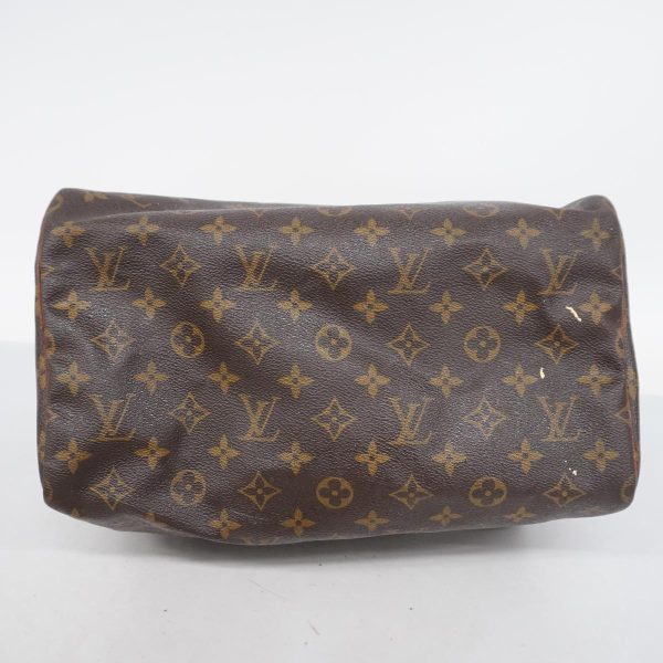 1240001050046 3 Louis Vuitton Speedy 30 Monogram Handbag Brown