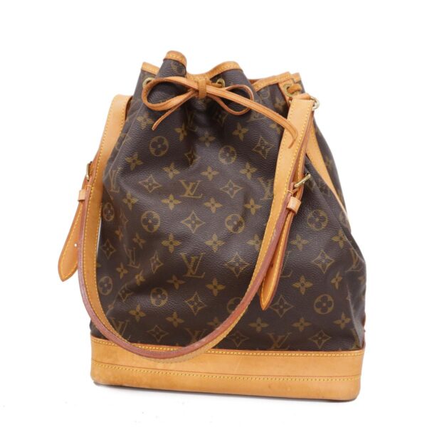 1240001050056 1 Louis Vuitton Monogram Noe Shoulder Bag Brown