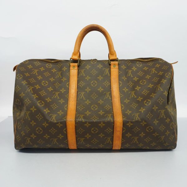 1240001050059 20 Louis Vuitton Keepall 50 Monogram Bag Brown