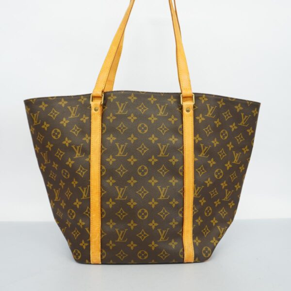 1240001050061 18 Louis Vuitton Monogram Sac Shopping Shoulder Bag Brown