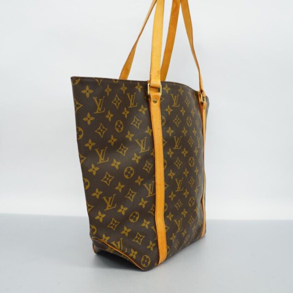 1240001050061 2 Louis Vuitton Monogram Sac Shopping Shoulder Bag Brown