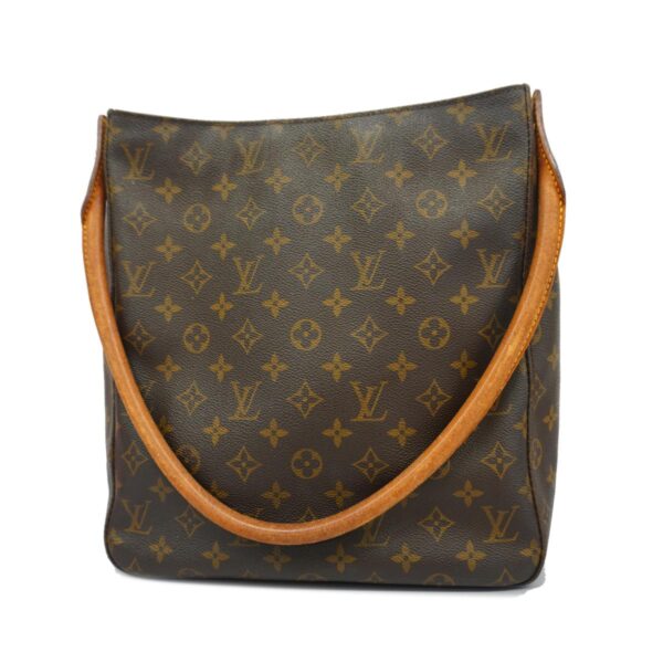 1240001050074 1 Louis Vuitton Monogram Looping GM Shoulder Bag Brown