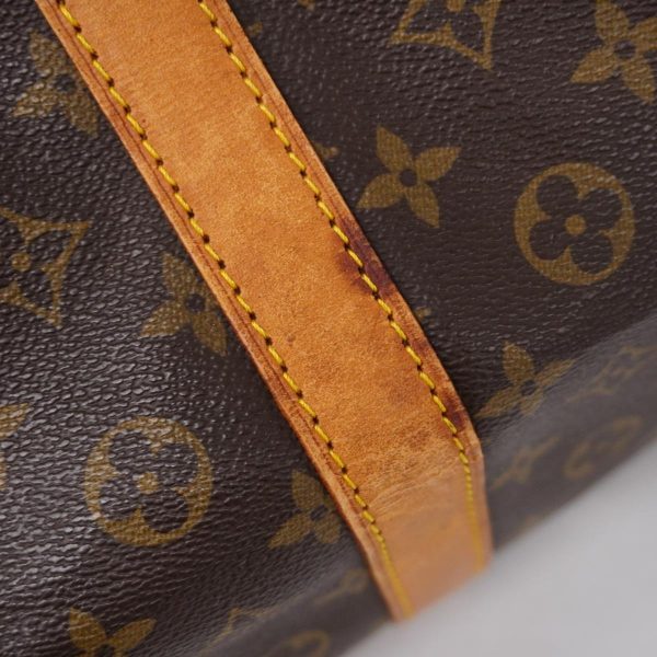 1240001050090 13 Louis Vuitton Keepall Bandouliere 60 Monogram Bag Brown