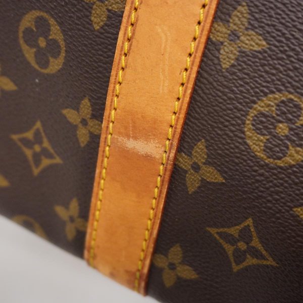 1240001050090 14 Louis Vuitton Keepall Bandouliere 60 Monogram Bag Brown