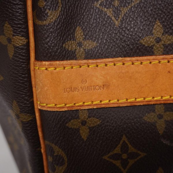 1240001050090 5 Louis Vuitton Keepall Bandouliere 60 Monogram Bag Brown