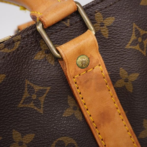 1240001050090 9 Louis Vuitton Keepall Bandouliere 60 Monogram Bag Brown