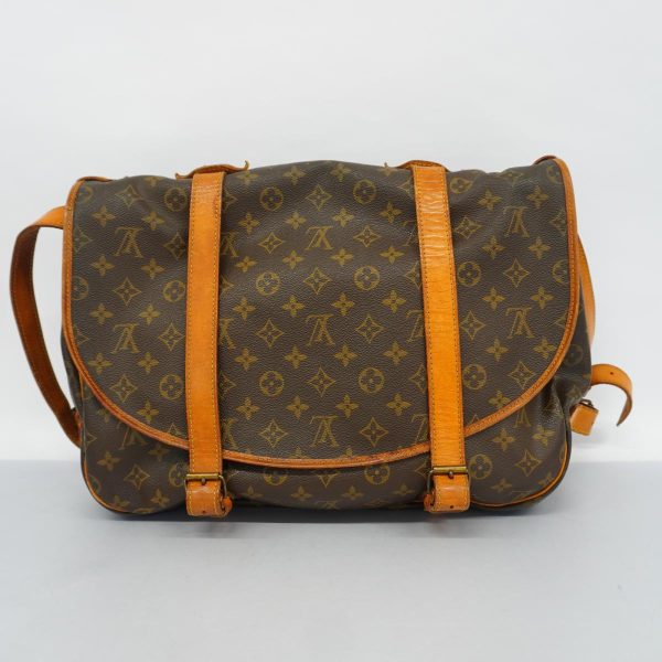 1240001050112 20 Louis Vuitton Saumur 43 Monogram Shoulder Bag Brown