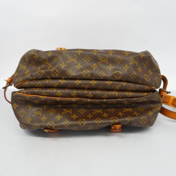 1240001050112 3 Louis Vuitton Saumur 43 Monogram Shoulder Bag Brown