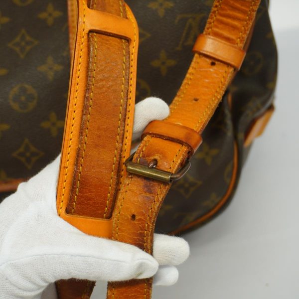 1240001050112 7 Louis Vuitton Saumur 43 Monogram Shoulder Bag Brown