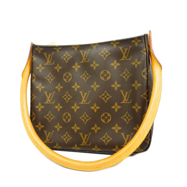 1240001050117 1 Louis Vuitton Monogram Looping MM Shoulder Bag Brown