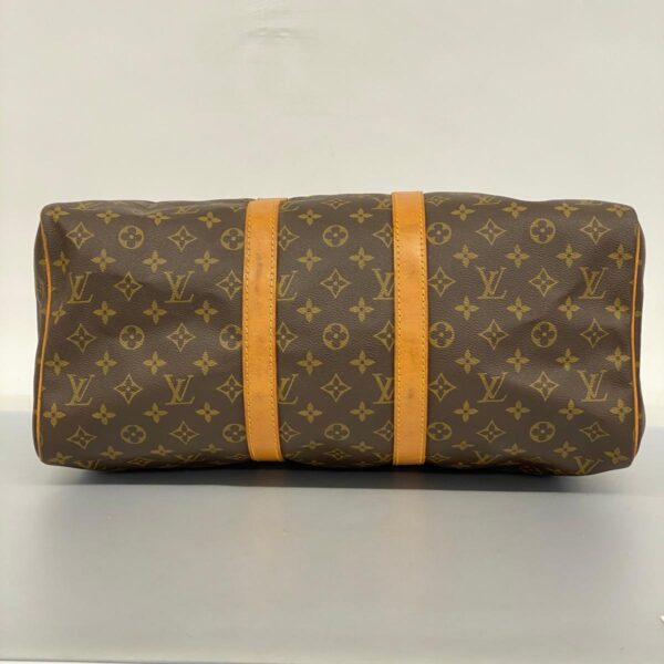 1240001050146 3 Louis Vuitton Monogram Keepall 45 Bag Brown