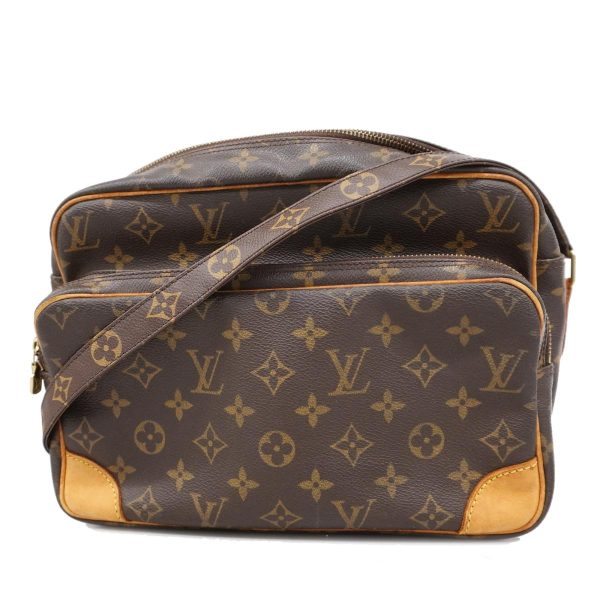 1240001050176 1 Louis Vuitton Nile Monogram Shoulder Bag Brown