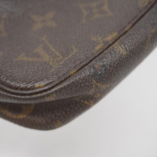 1240001050190 12 Louis Vuitton Monogram Pochette Accessory Pouch Brown