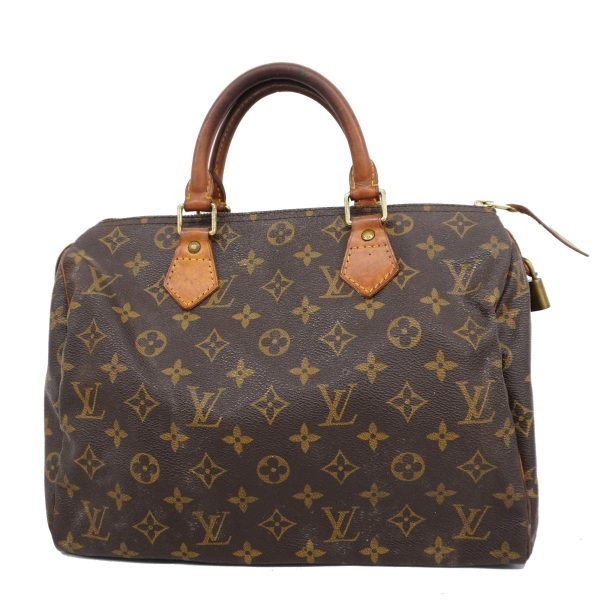 1240001050191 1 Louis Vuitton Speedy 30 Monogram Handbag Brown