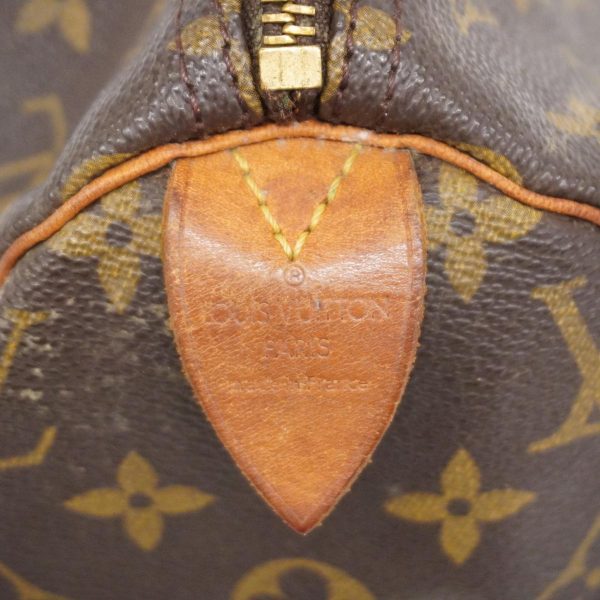 1240001050191 5 Louis Vuitton Speedy 30 Monogram Handbag Brown