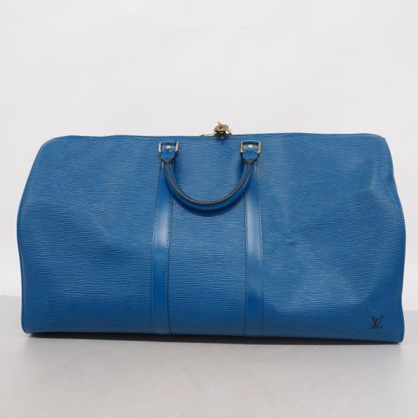 1240001050193 15 Louis Vuitton Keepall 55 Epi Bag Toledo Blue