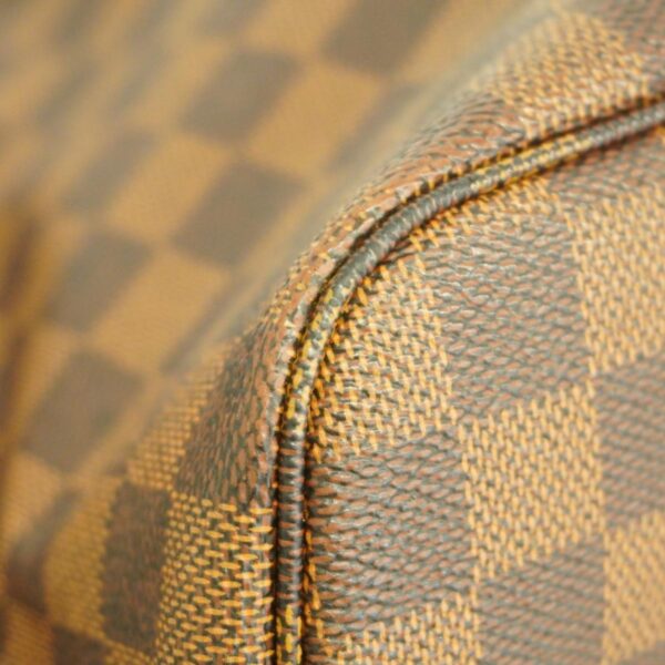 1240001050219 12 Louis Vuitton Damier Neverfull MM Tote Bag Ebene