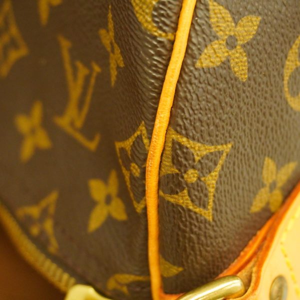 1240001050224 12 Louis Vuitton Keepall Bandouliere 55 Monogram Bag Brown