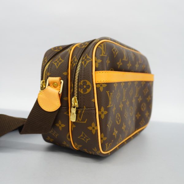 1240001050251 2 Louis Vuitton Reporter Pm Monogram Shoulder Bag Brown