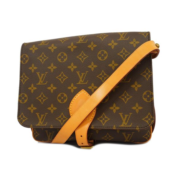 1240001050252 1 Louis Vuitton Cartesier Gm Monogram Shoulder Bag Brown