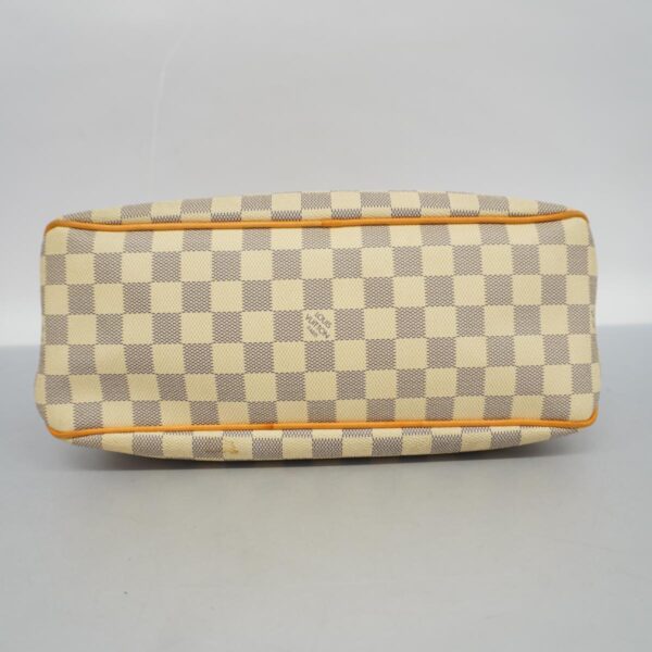 1240001050254 3 Louis Vuitton Damier Azur Delightful PM Shoulder Bag White