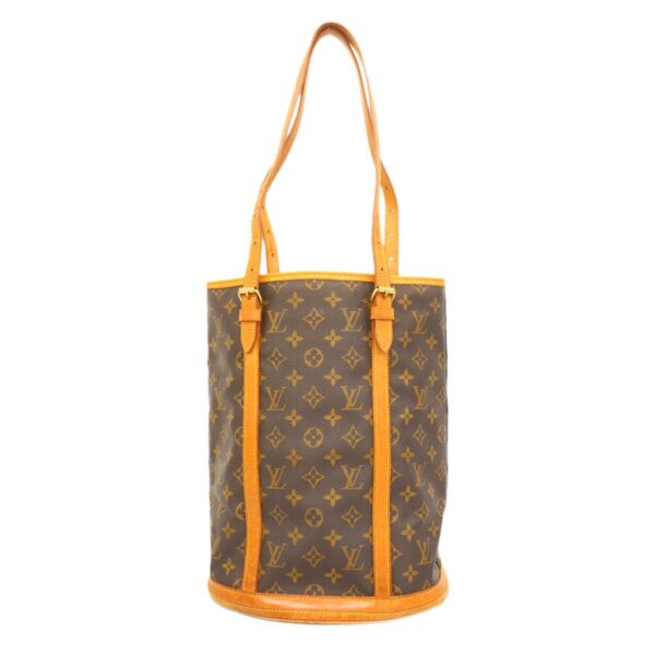 1240001050258 1 Louis Vuitton Monogram Bucket GM Tote Bag Brown