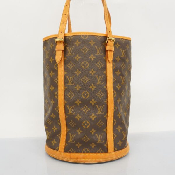 1240001050258 13 Louis Vuitton Monogram Bucket GM Tote Bag Brown