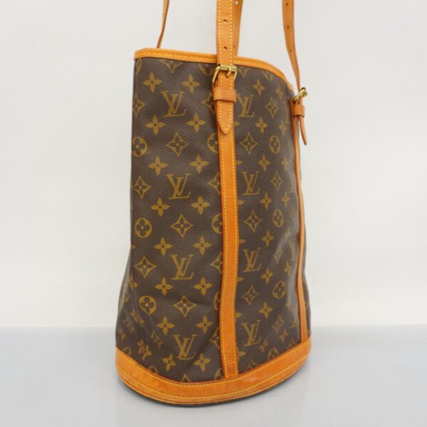 1240001050258 2 Louis Vuitton Monogram Bucket GM Tote Bag Brown