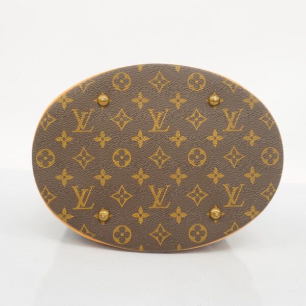 1240001050258 3 Louis Vuitton Monogram Bucket GM Tote Bag Brown