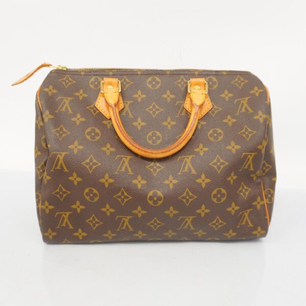 1240001050261 15 Louis Vuitton Monogram Speedy 30 Handbag Brown