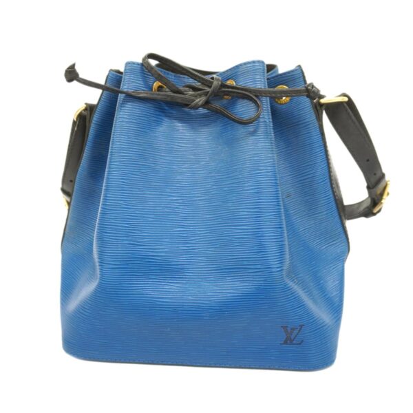 1240001050263 1 1 Louis Vuitton Epi Petit Noe Shoulder Bag Toledo Blue Noir