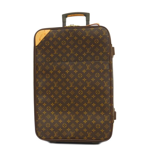 1240001050279 1 Louis Vuitton Monogram Pegas 55 Carry Bag Brown