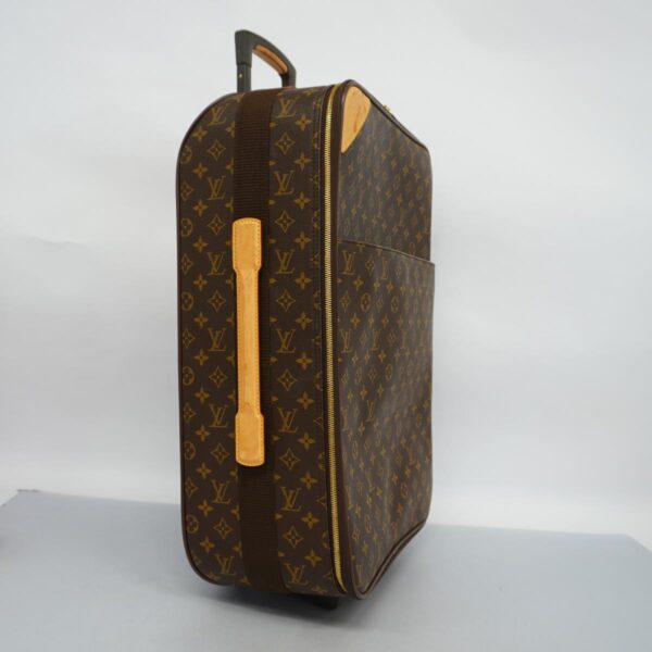 1240001050279 2 Louis Vuitton Monogram Pegas 55 Carry Bag Brown