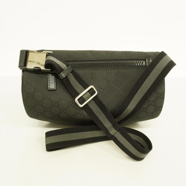 1240001050294 9 Gucci Gg Nylon Waist Bag Black