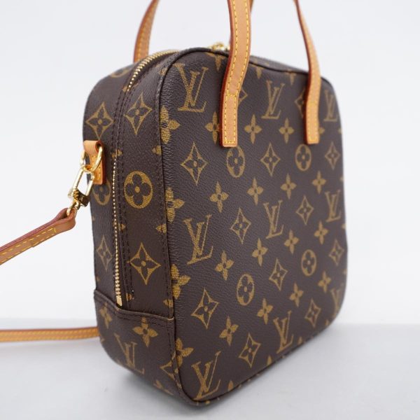 1240001050306 2 Louis Vuitton Spontini Monogram Two Way Bag Brown