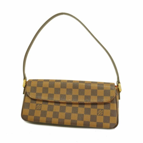 1240001050313 1 Louis Vuitton Damier Recoleta Shoulder Bag Ebene