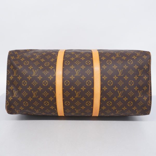 1240001050344 3 Louis Vuitton Keepall 55 Monogram Bag Brown