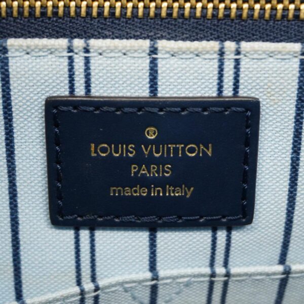 1240001050348 5 Louis Vuitton Monogram Raffia On the Go MM 2way Bag Blue