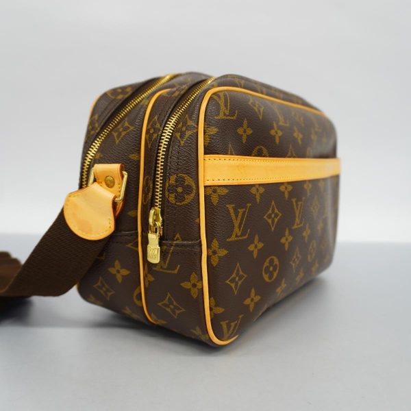 1240001050392 2 Louis Vuitton Reporter Pm Monogram Shoulder Bag Brown