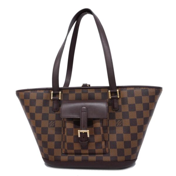 1240001050400 1 Louis Vuitton Damier Manosque PM Tote Bag Ebene