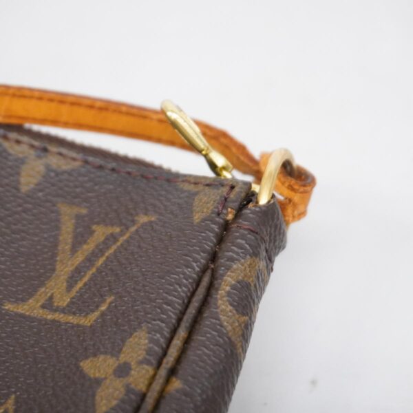 1240001050433 12 Louis Vuitton Monogram Pochette Accessory Pouch Brown