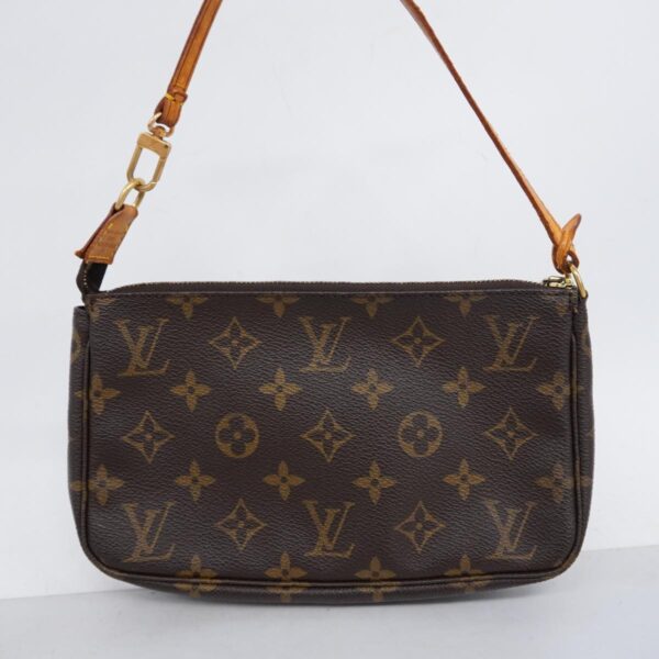 1240001050433 14 Louis Vuitton Monogram Pochette Accessory Pouch Brown