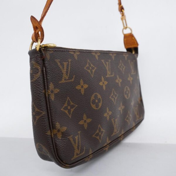 1240001050433 2 Louis Vuitton Monogram Pochette Accessory Pouch Brown