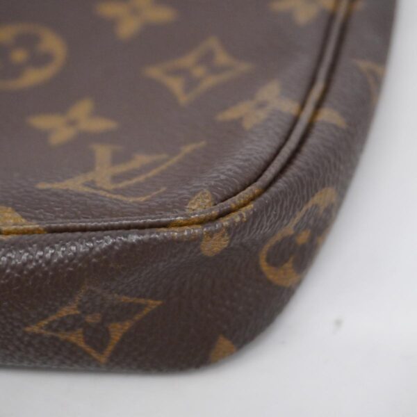 1240001050433 7 Louis Vuitton Monogram Pochette Accessory Pouch Brown