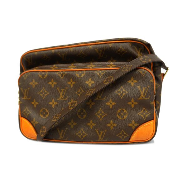 1240001050454 1 Louis Vuitton Monogram Nile Shoulder Bag Brown